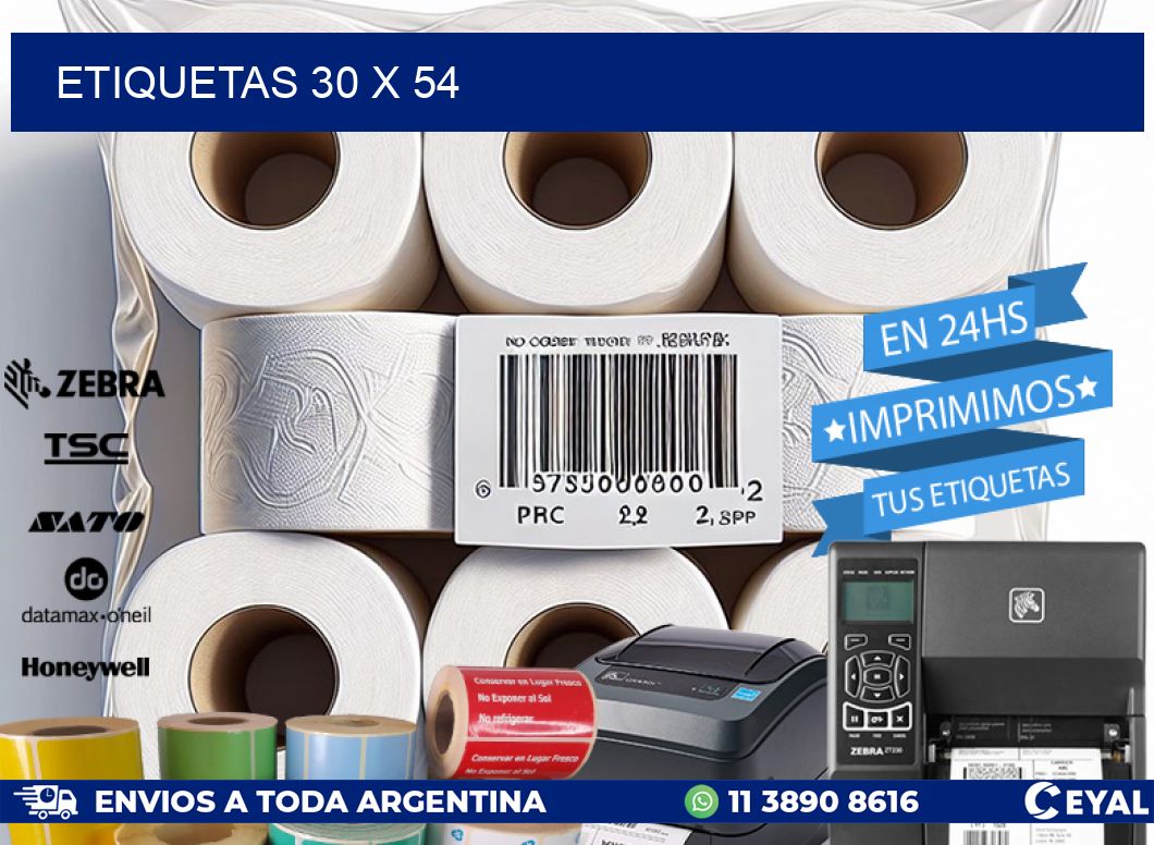 ETIQUETAS 30 x 54
