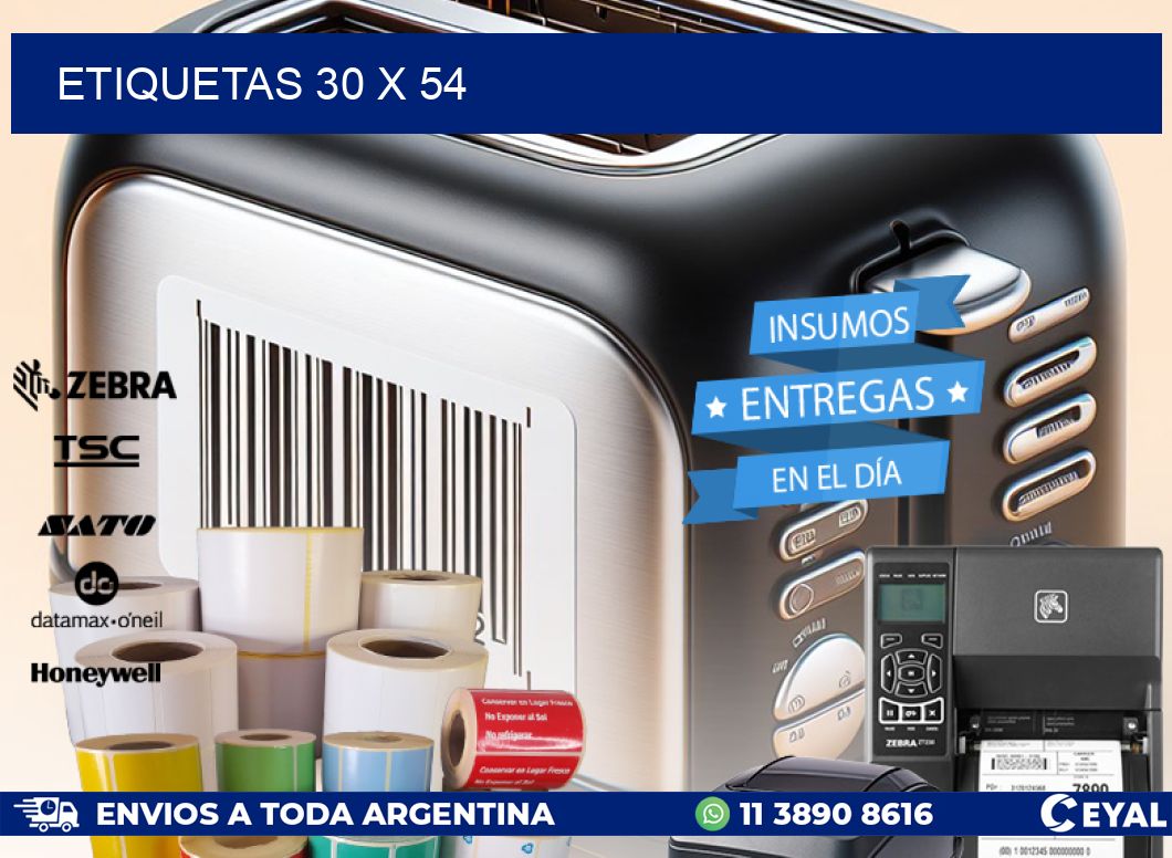 ETIQUETAS 30 x 54