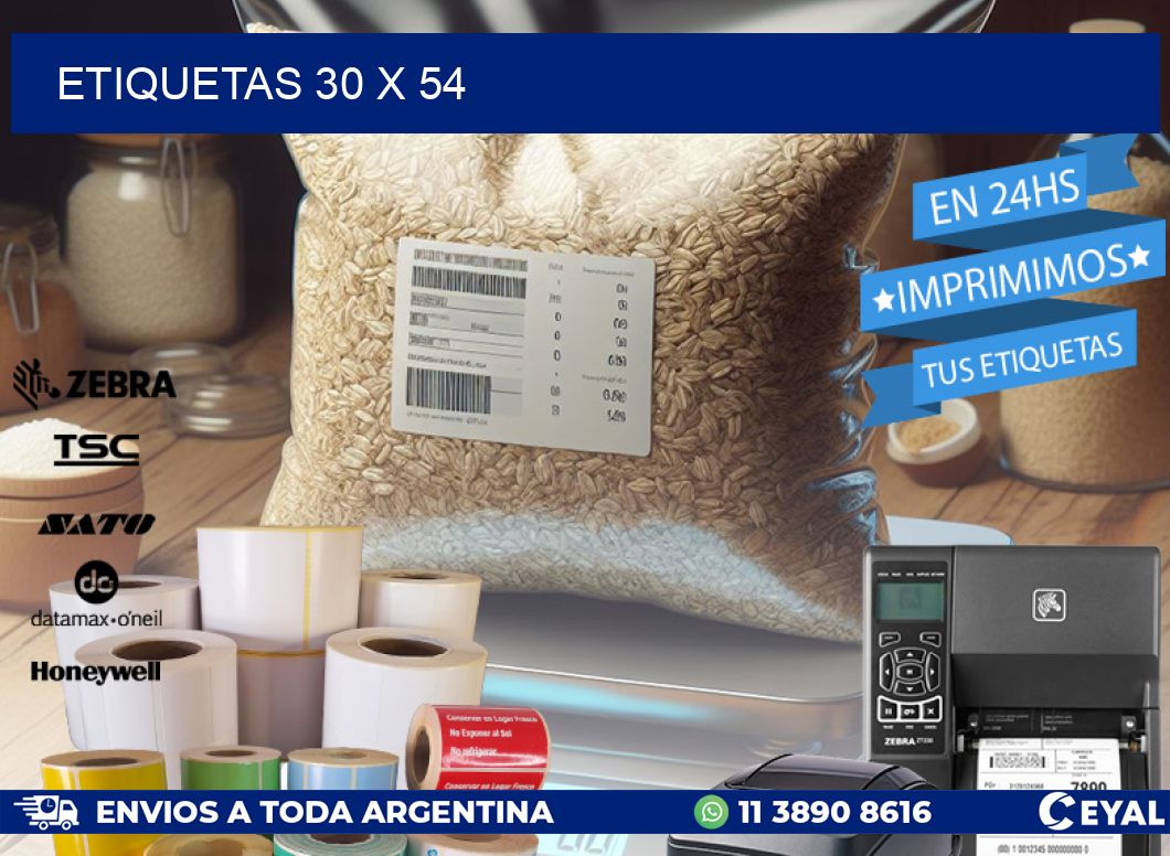 ETIQUETAS 30 x 54
