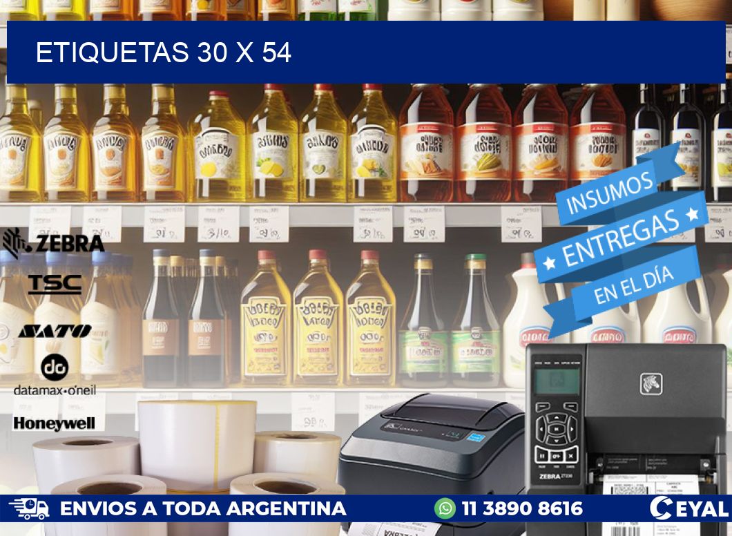 ETIQUETAS 30 x 54