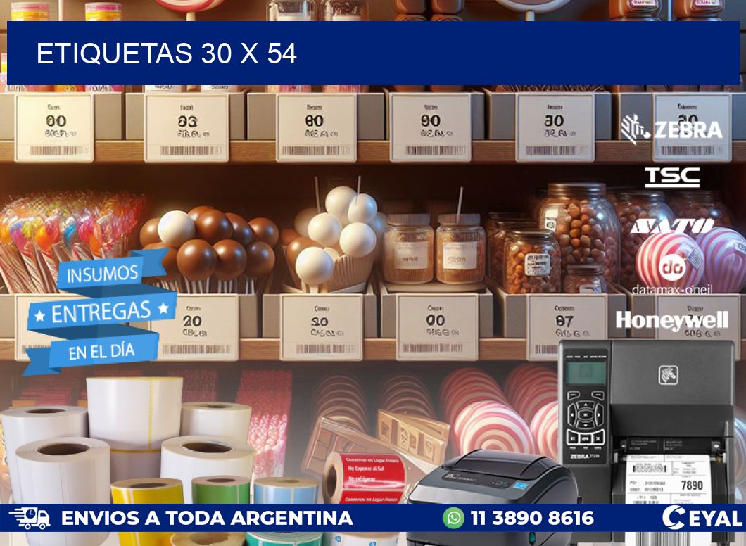ETIQUETAS 30 x 54