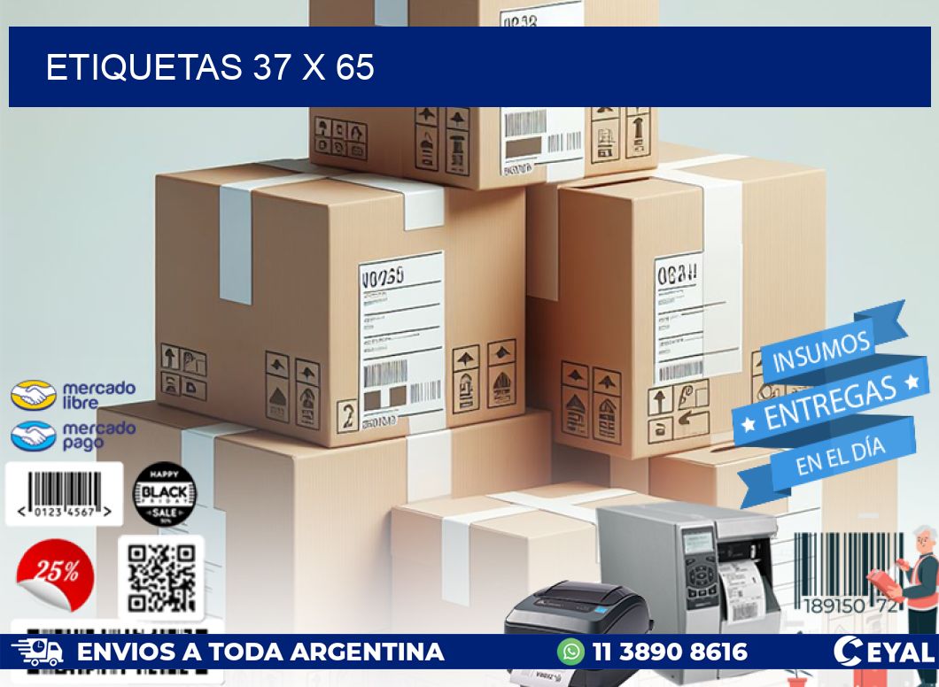 ETIQUETAS 37 x 65