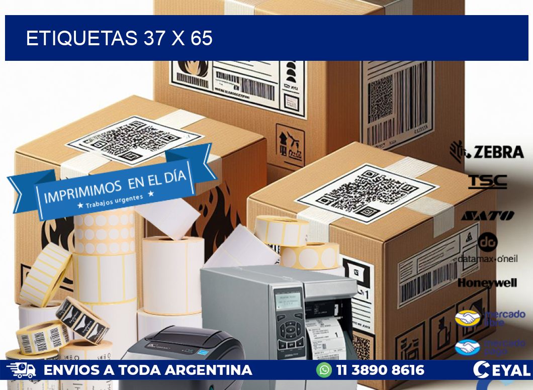 ETIQUETAS 37 x 65