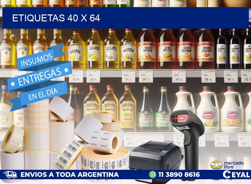ETIQUETAS 40 x 64