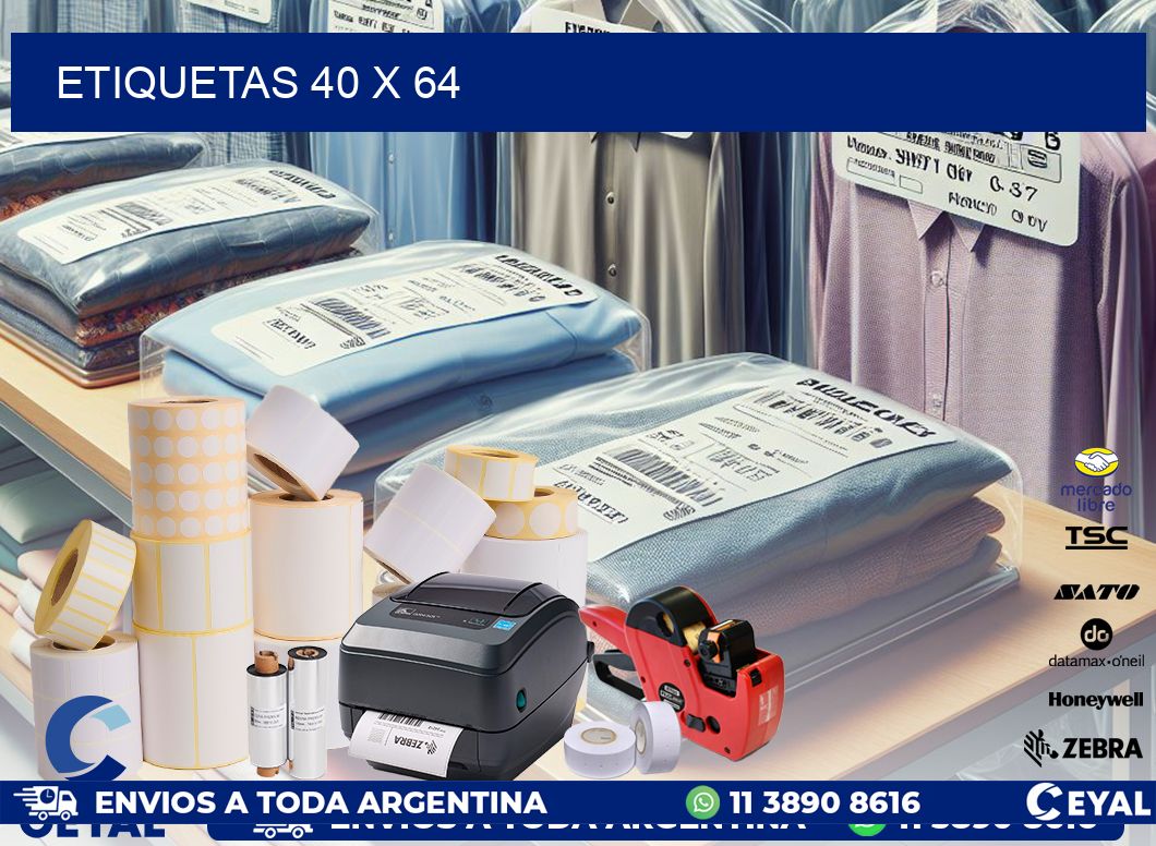 ETIQUETAS 40 x 64