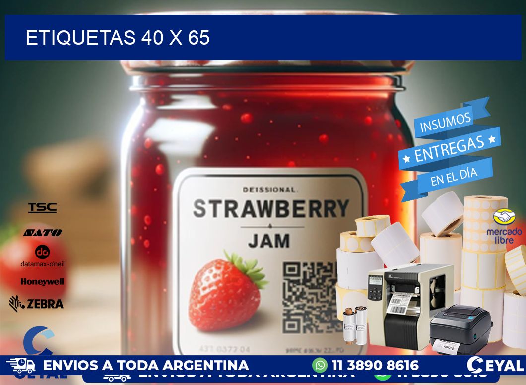 ETIQUETAS 40 x 65
