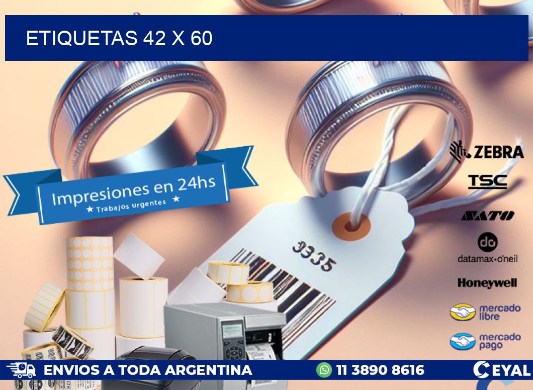 ETIQUETAS 42 x 60