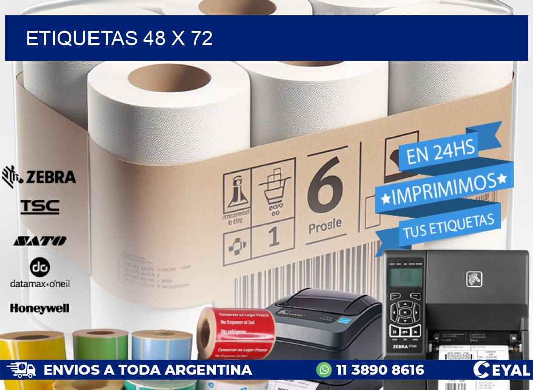 ETIQUETAS 48 x 72