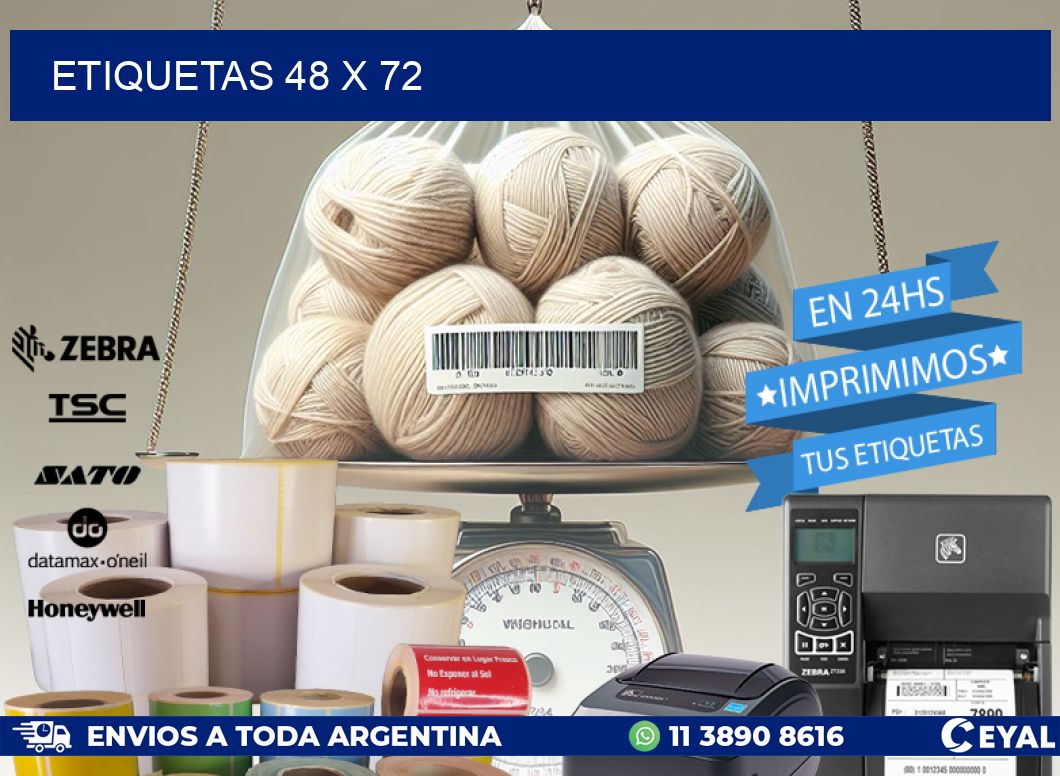 ETIQUETAS 48 x 72