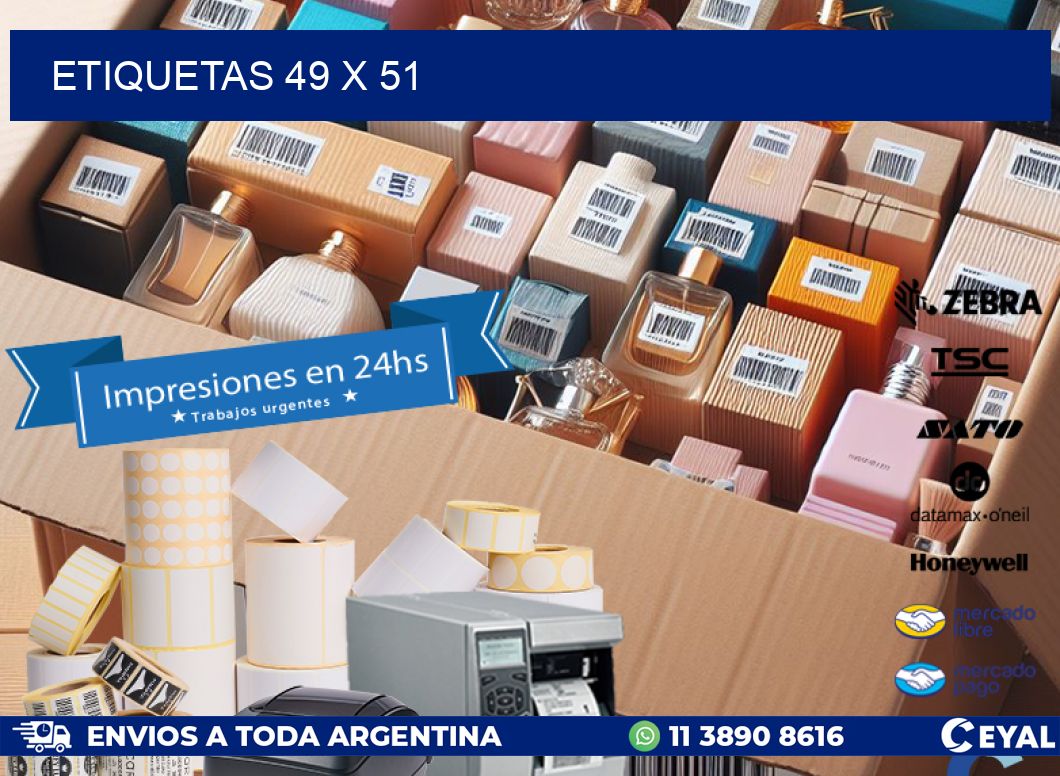 ETIQUETAS 49 x 51