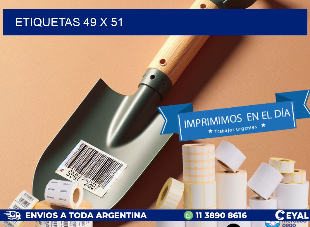 ETIQUETAS 49 x 51