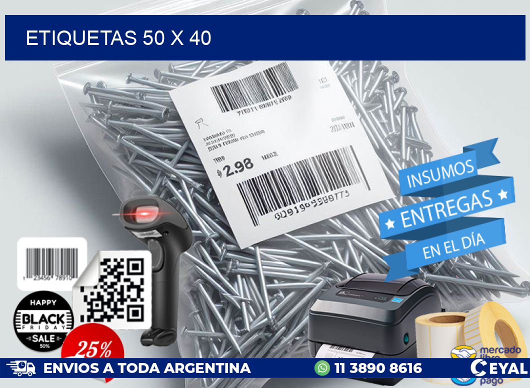 ETIQUETAS 50 x 40