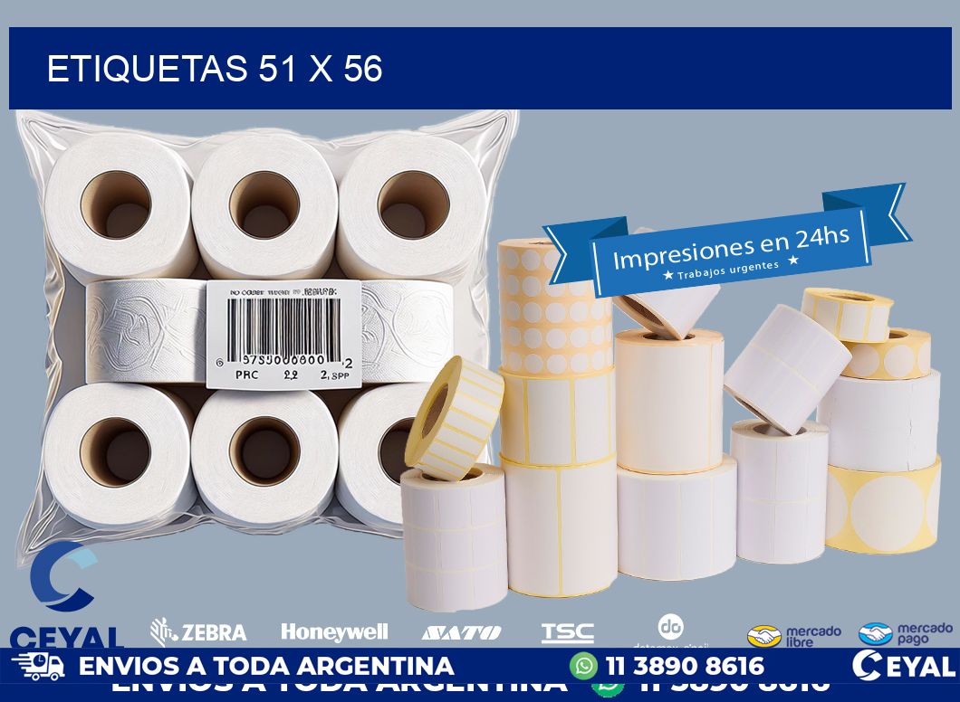 ETIQUETAS 51 x 56
