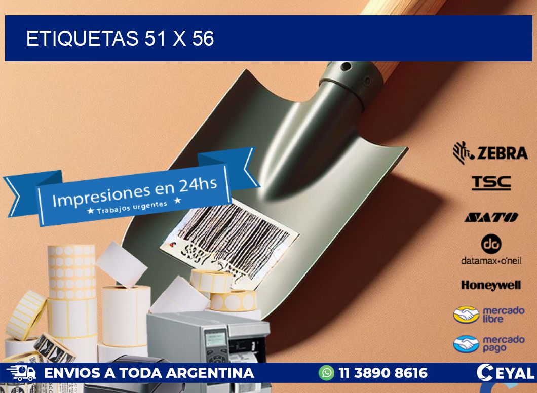 ETIQUETAS 51 x 56