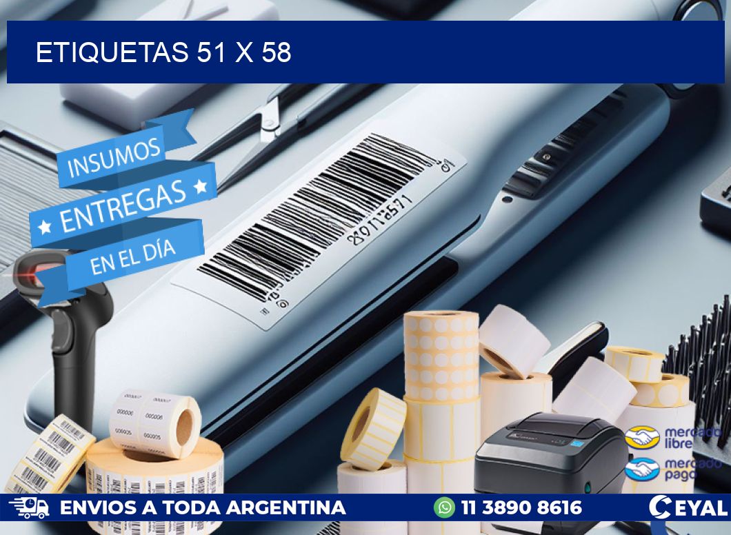 ETIQUETAS 51 x 58