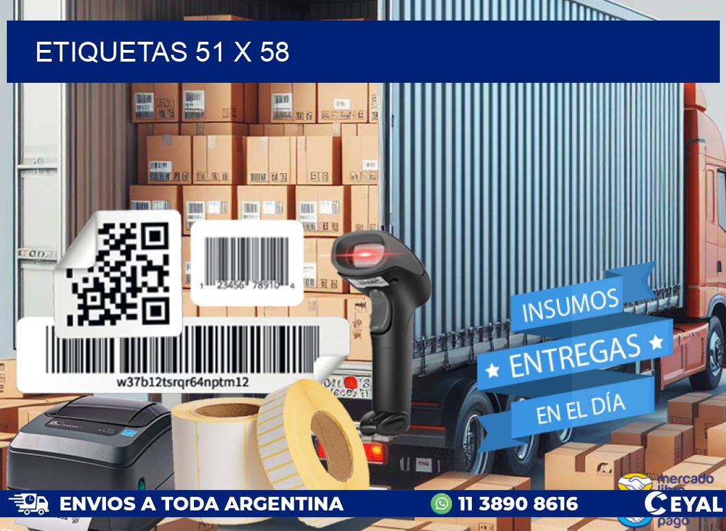 ETIQUETAS 51 x 58