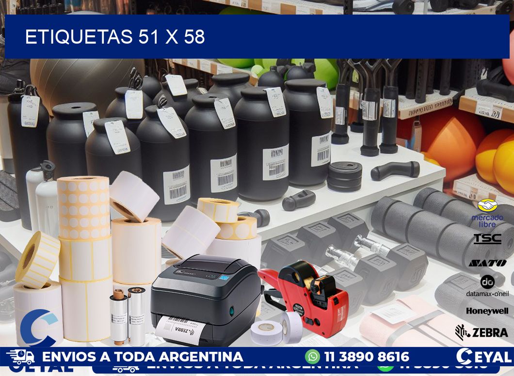 ETIQUETAS 51 x 58