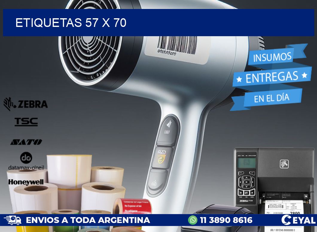 ETIQUETAS 57 x 70