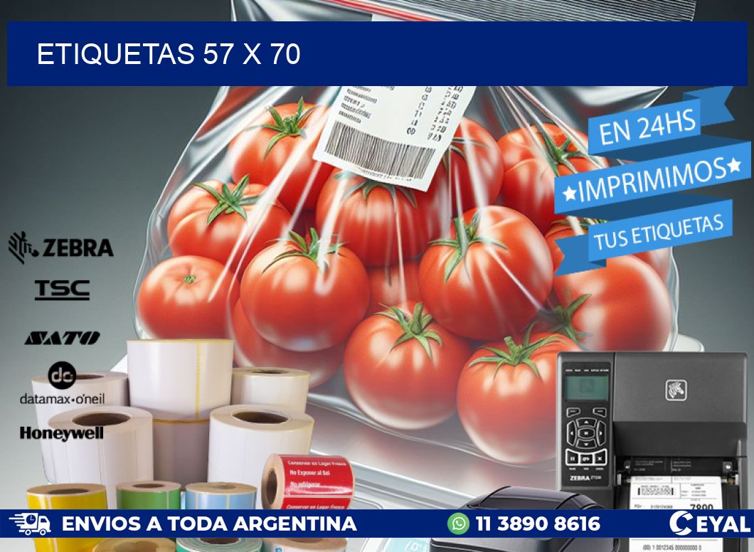 ETIQUETAS 57 x 70