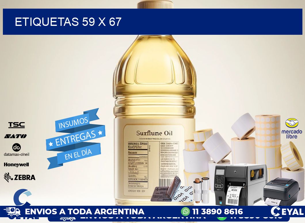 ETIQUETAS 59 x 67