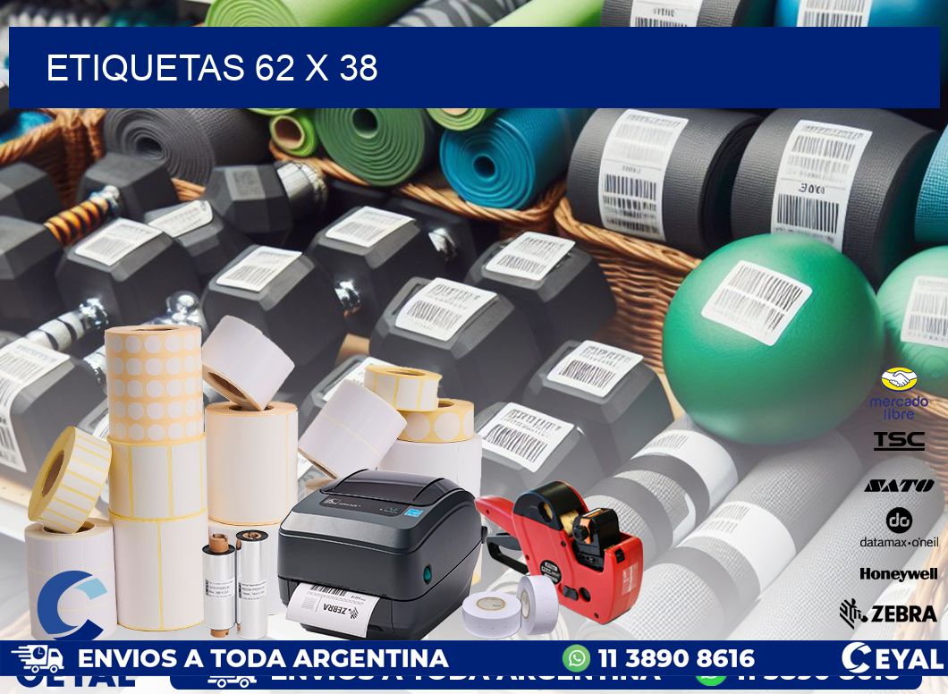 ETIQUETAS 62 x 38