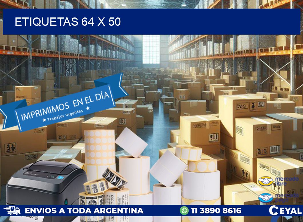ETIQUETAS 64 x 50