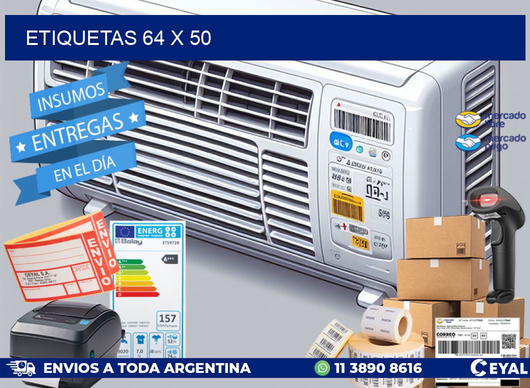 ETIQUETAS 64 x 50