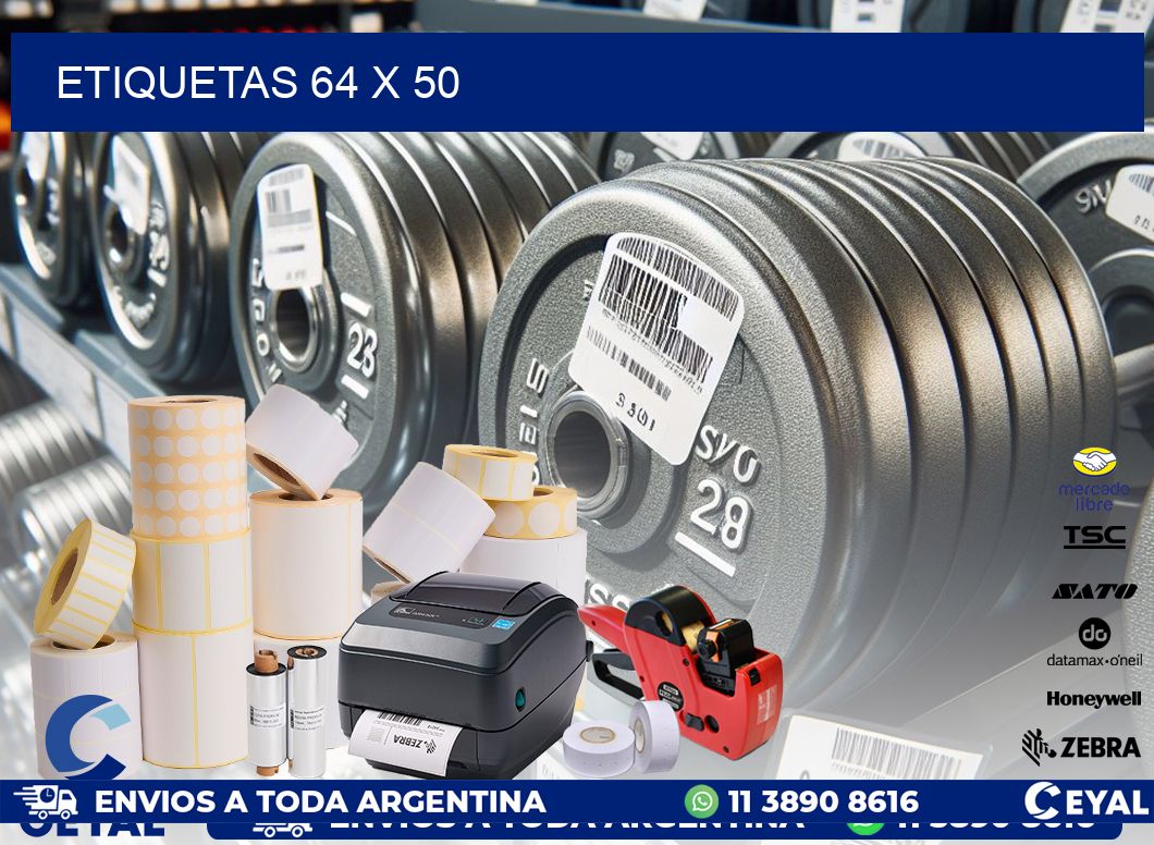 ETIQUETAS 64 x 50