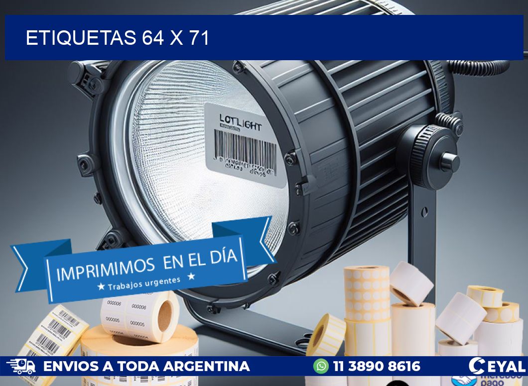 ETIQUETAS 64 x 71