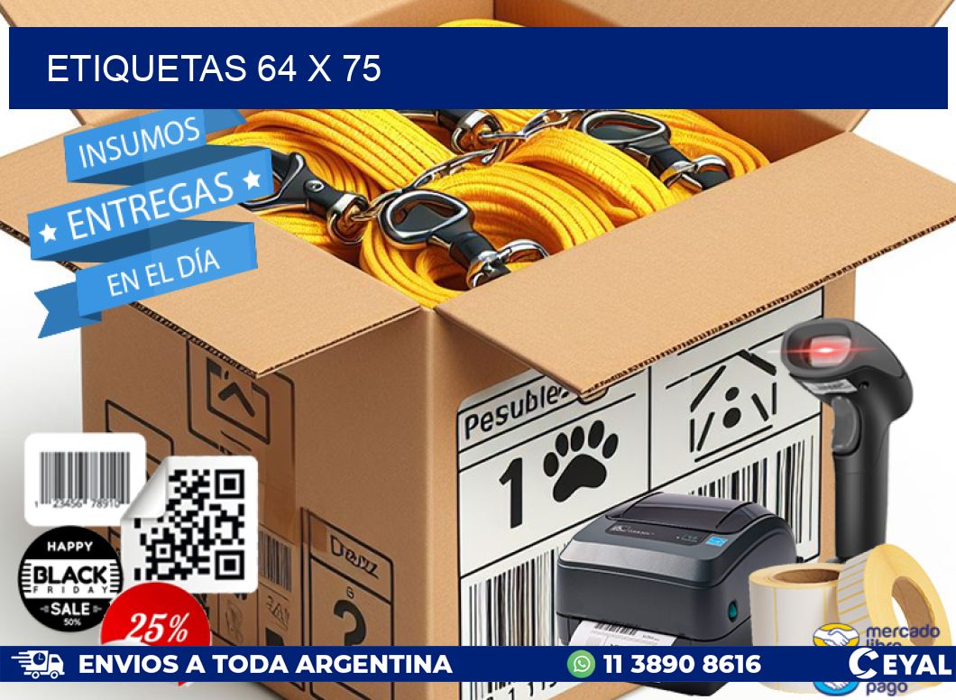 ETIQUETAS 64 x 75