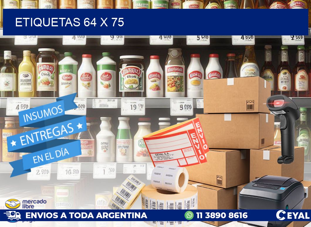 ETIQUETAS 64 x 75
