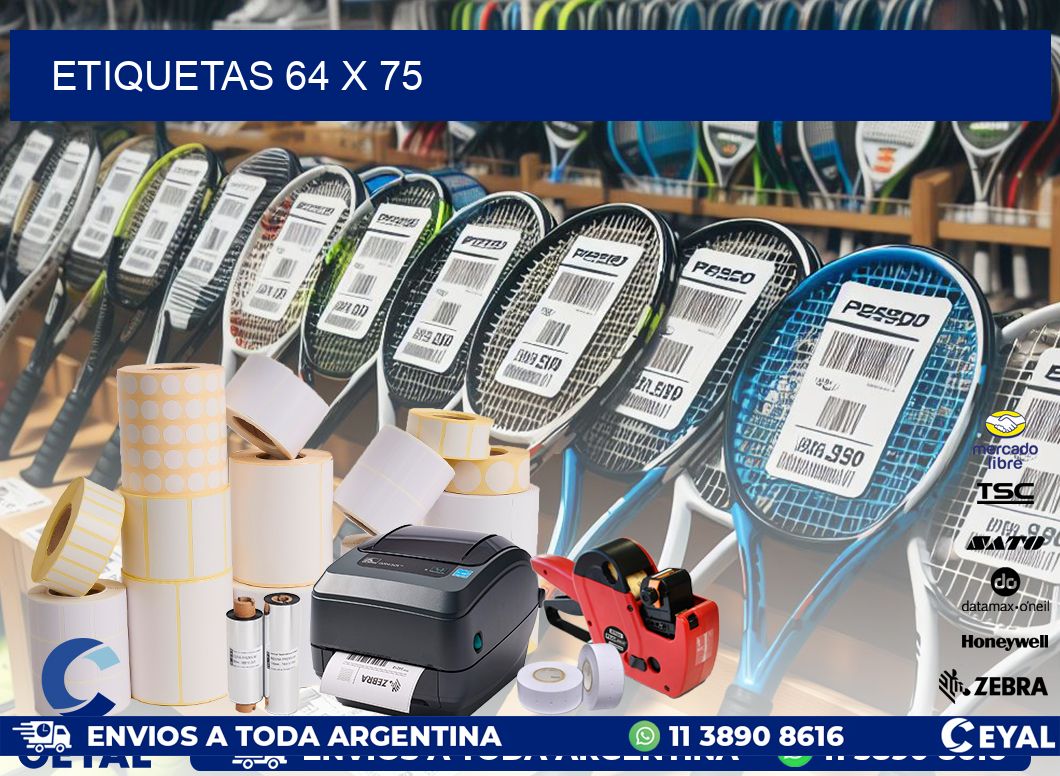 ETIQUETAS 64 x 75