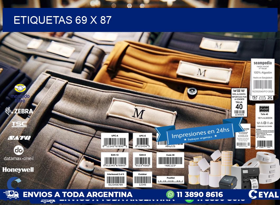ETIQUETAS 69 x 87