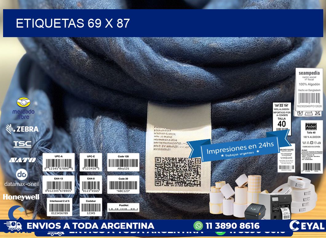ETIQUETAS 69 x 87