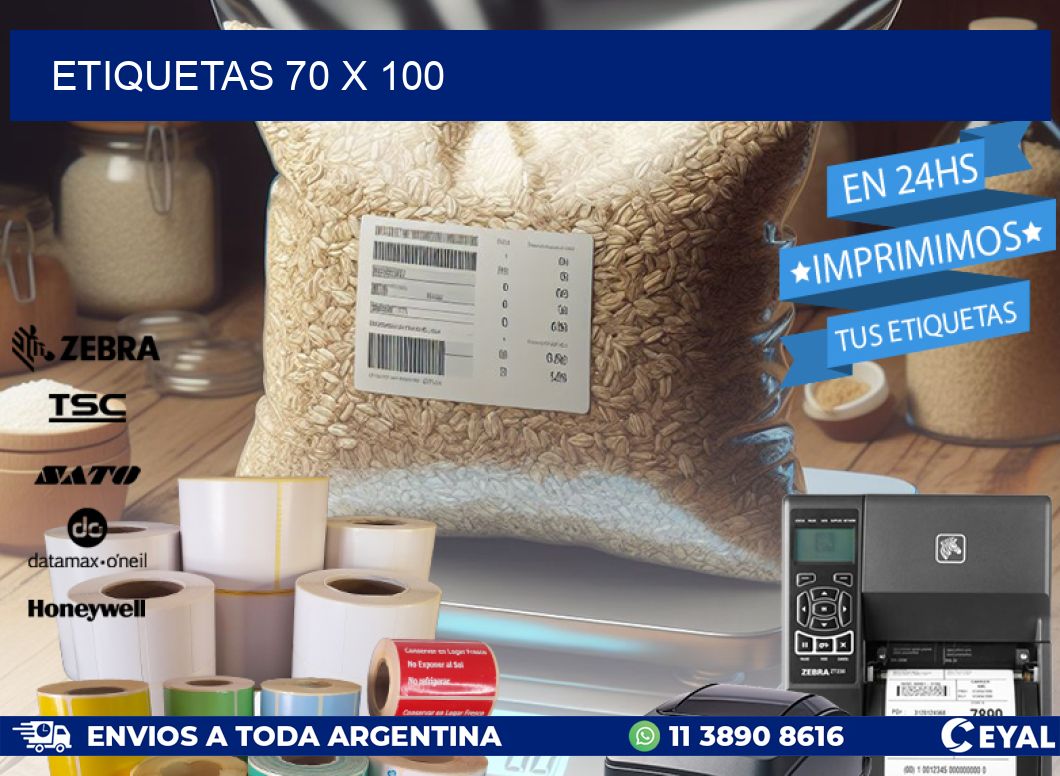 ETIQUETAS 70 x 100