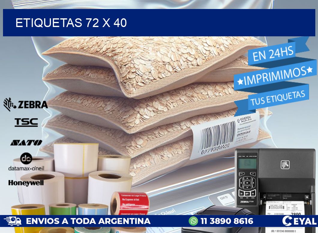 ETIQUETAS 72 x 40