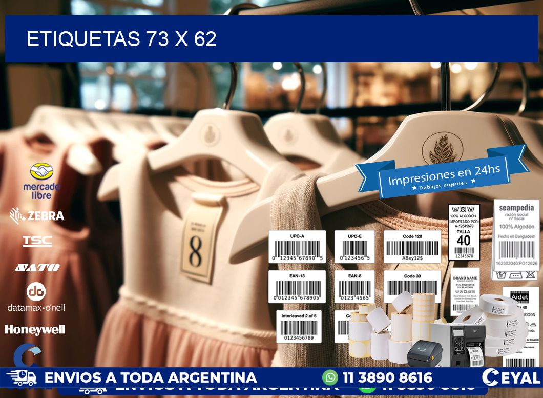 ETIQUETAS 73 x 62