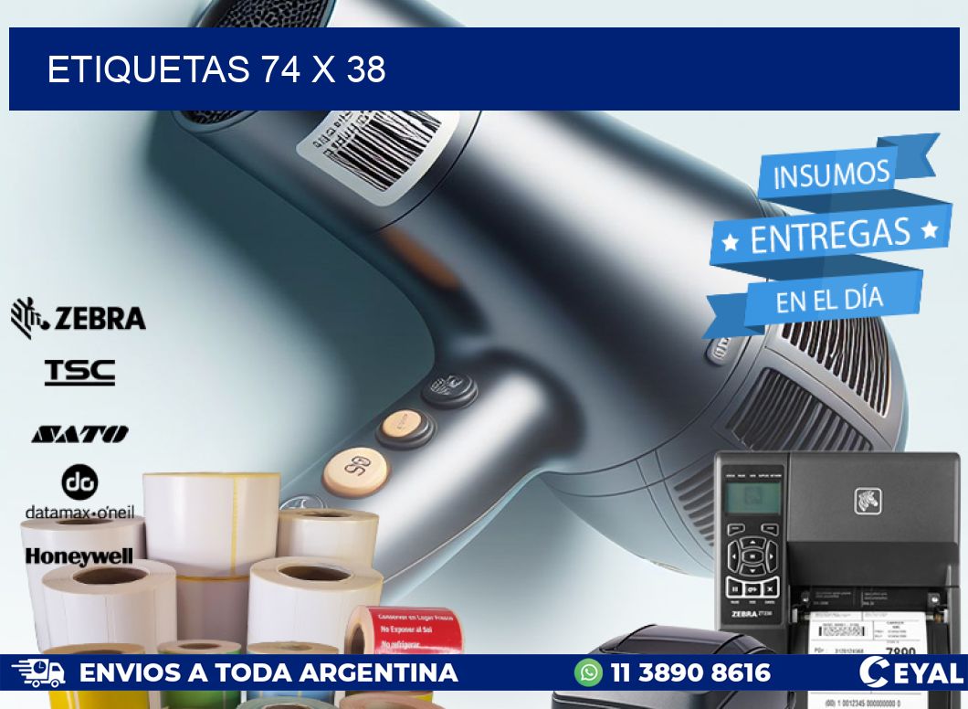 ETIQUETAS 74 x 38