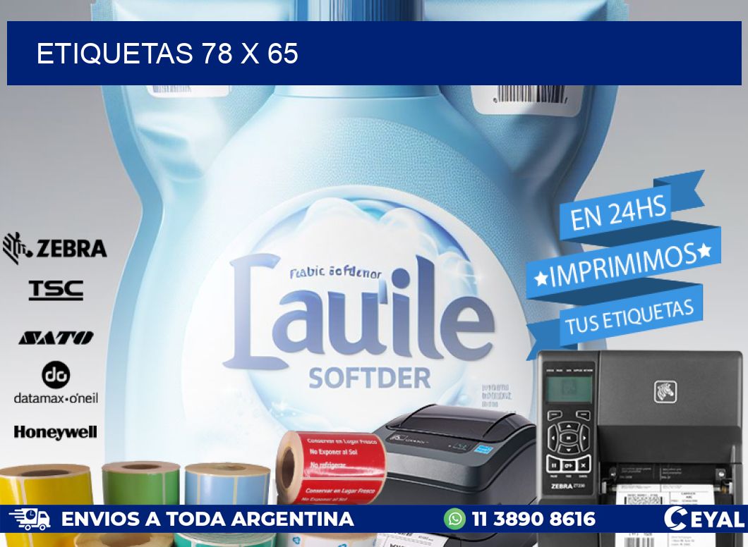 ETIQUETAS 78 x 65