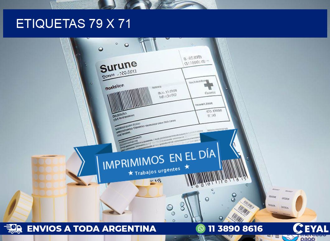 ETIQUETAS 79 x 71