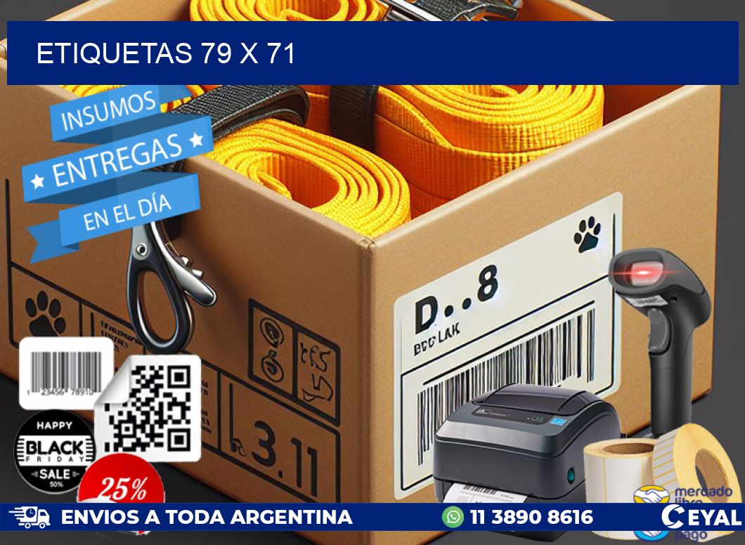 ETIQUETAS 79 x 71
