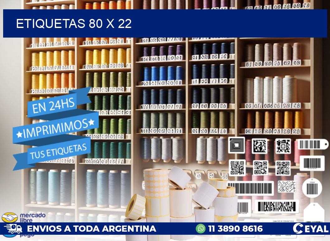 ETIQUETAS 80 x 22