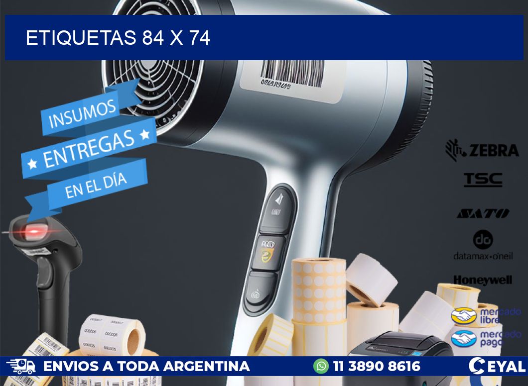 ETIQUETAS 84 x 74