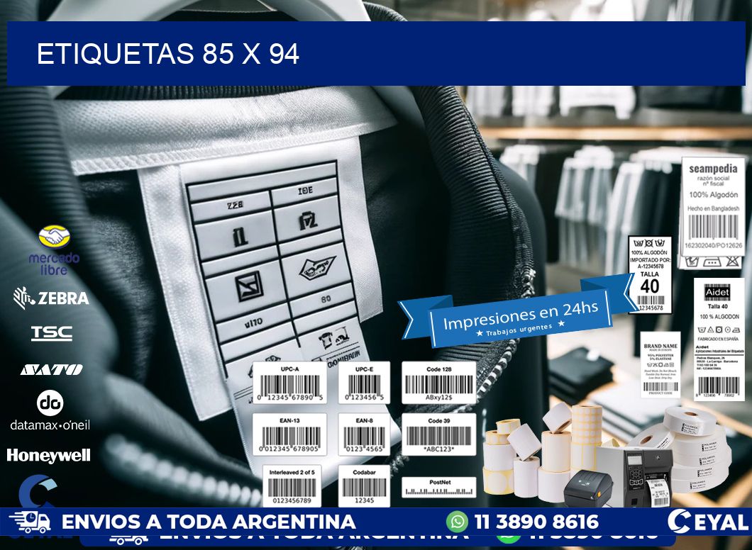 ETIQUETAS 85 x 94