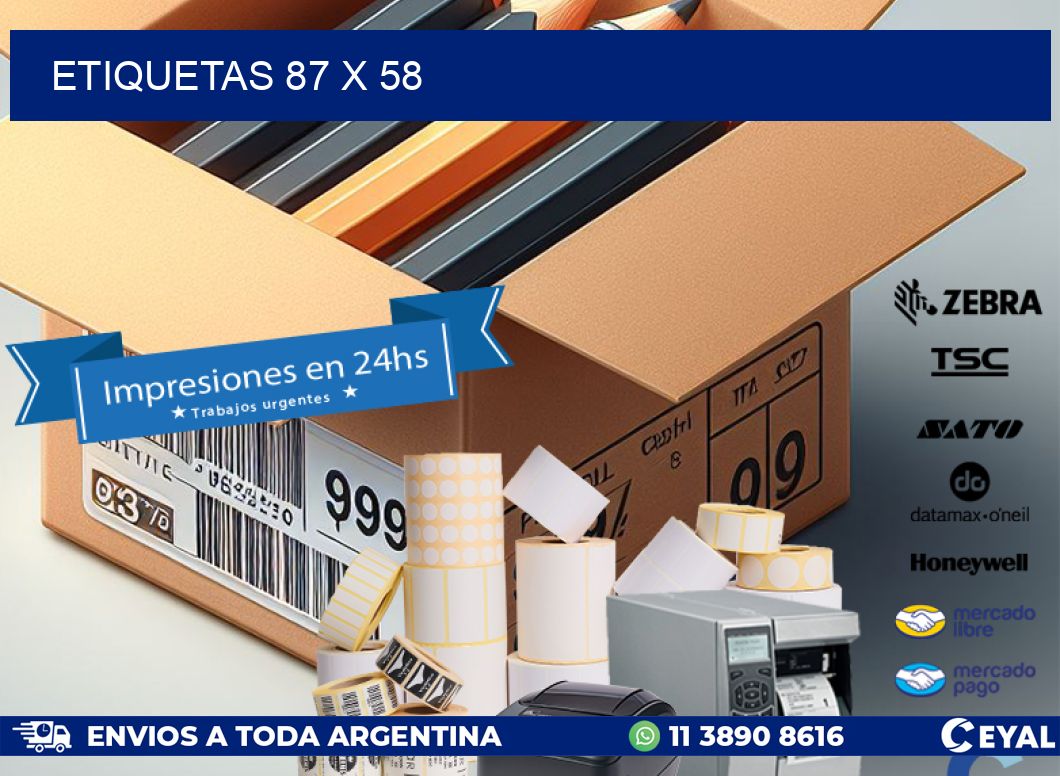 ETIQUETAS 87 x 58