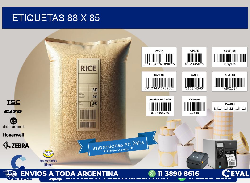ETIQUETAS 88 x 85