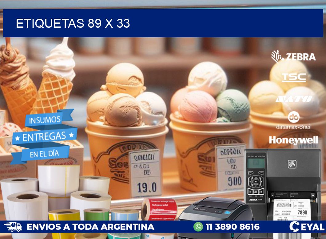 ETIQUETAS 89 x 33