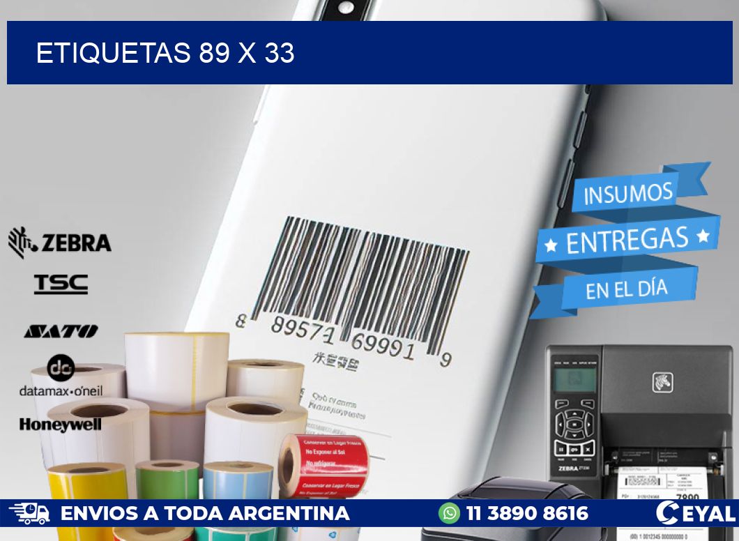 ETIQUETAS 89 x 33