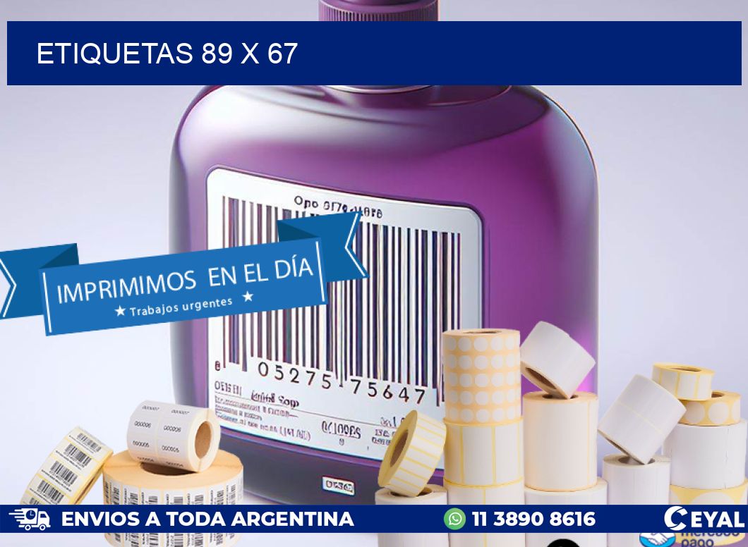 ETIQUETAS 89 x 67