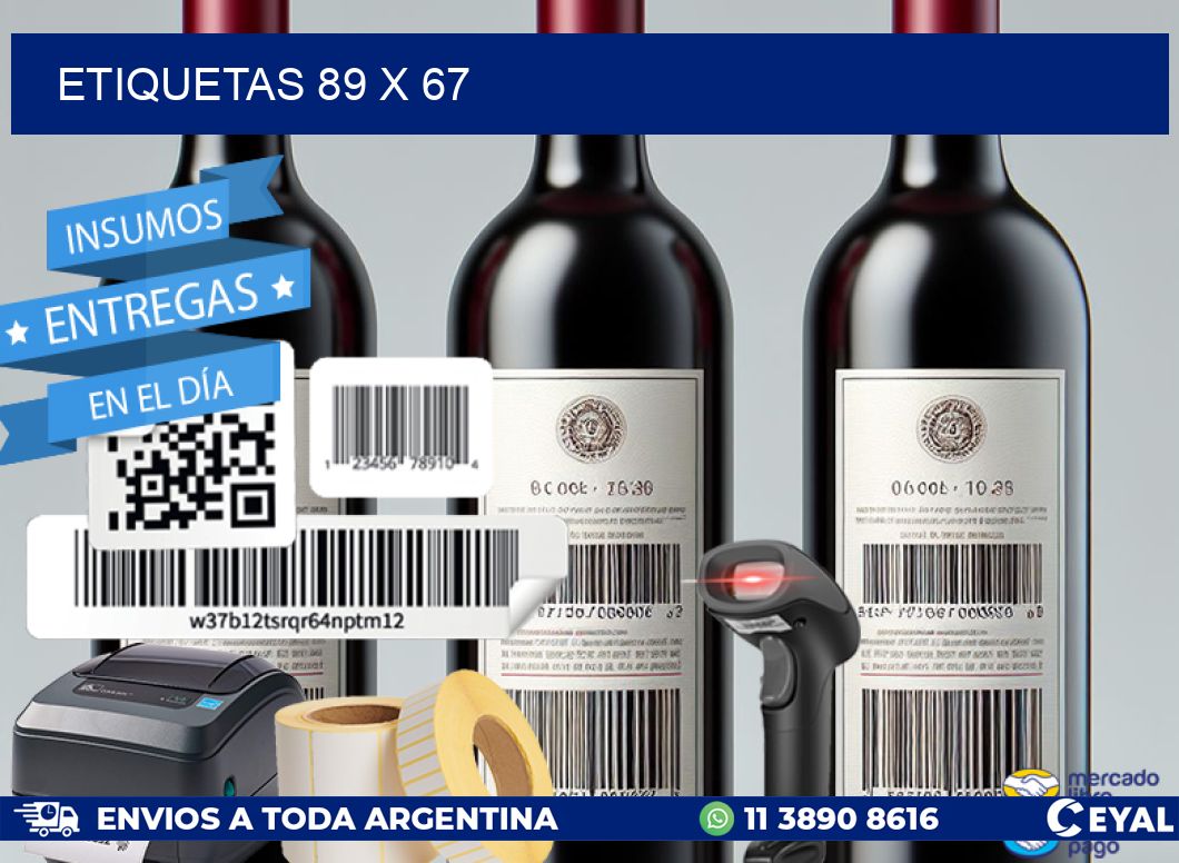 ETIQUETAS 89 x 67